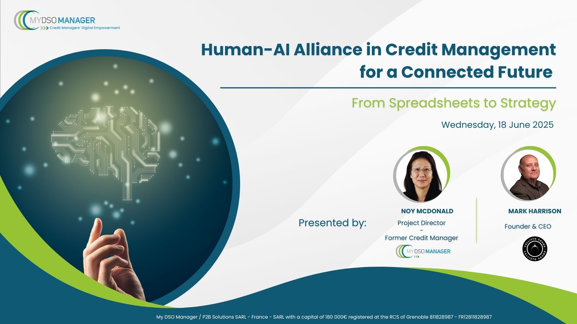 Human-AI Alliance in Credit Management for a Connected Future