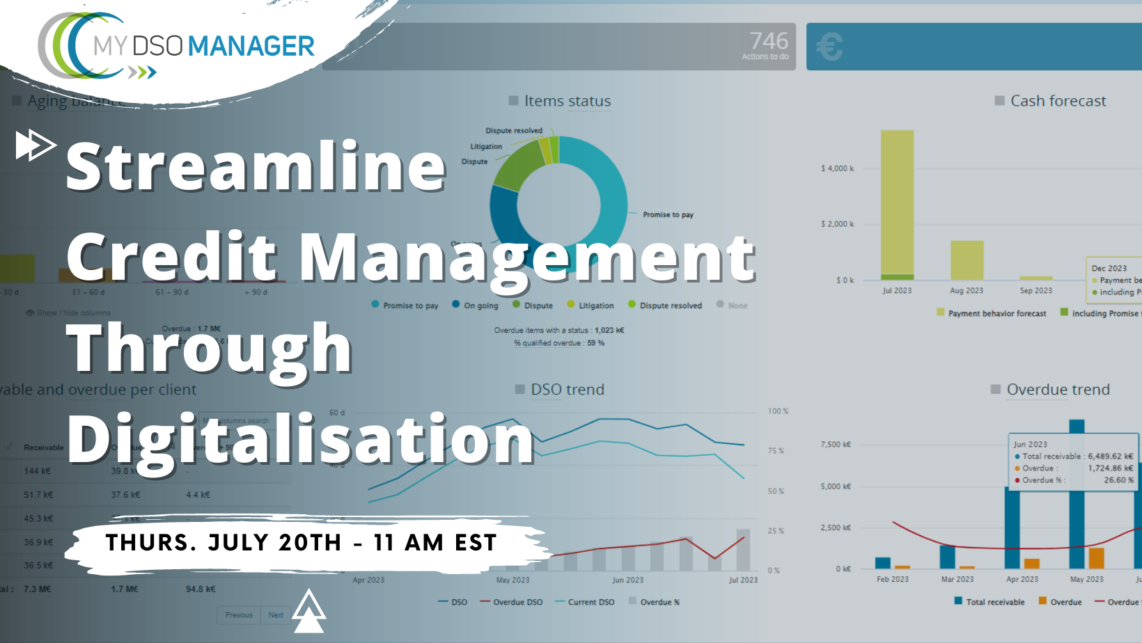 Webinar of collection scenario - My DSO Manager